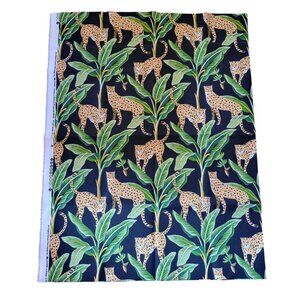 Richloom Solarium Original‎ Screen Print Design Leopard Jungle Print Fabric USA